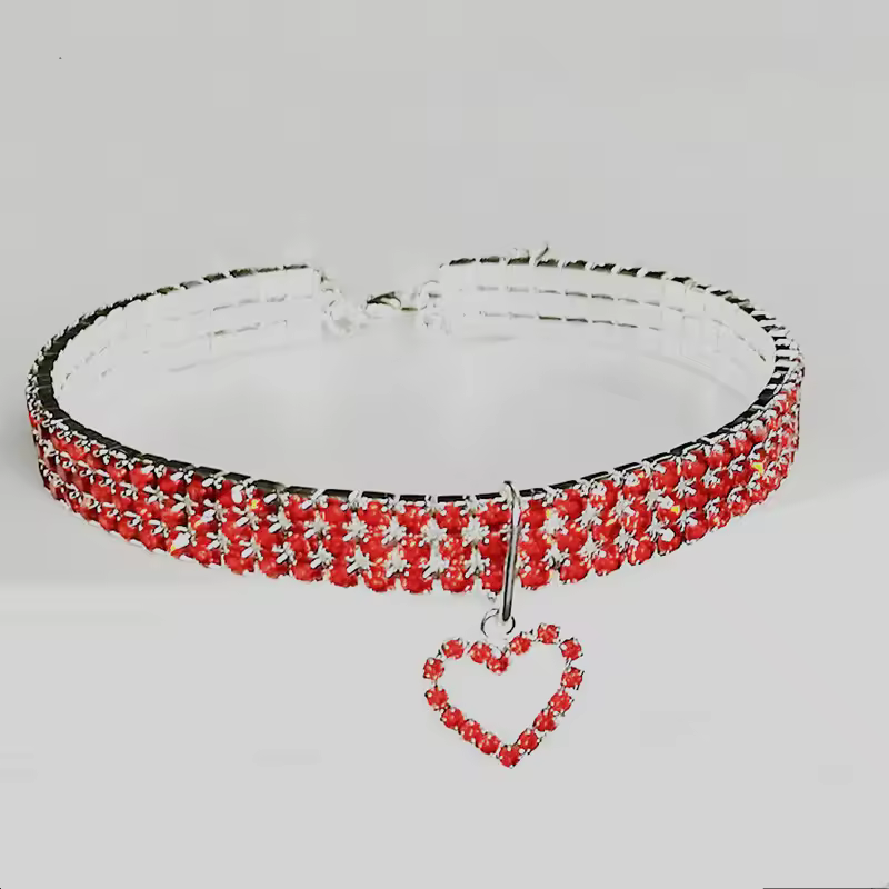 Rhinestone Pet Collar