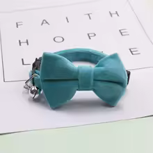 Velvet Bow Tie Cat Collar