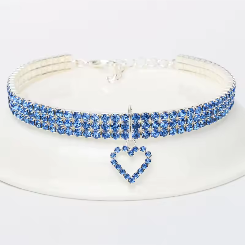 Rhinestone Pet Collar