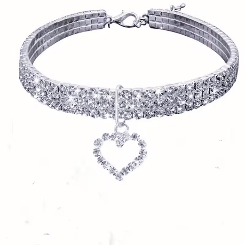 Rhinestone Pet Collar