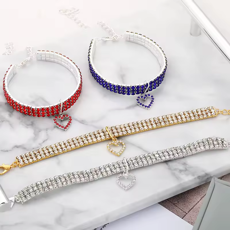 Rhinestone Pet Collar