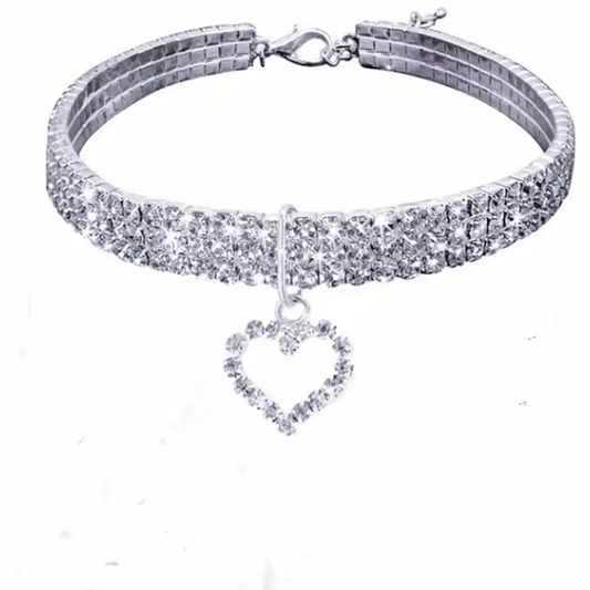 Rhinestone Pet Collar